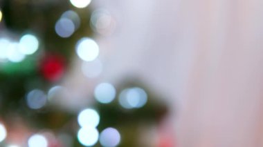 Parlak renkli daireler, alışılmadık şekilli Bokeh çelengi gibi soyut arka plan ve Bokeh ışık efekti Yıldız yağmuru. Soyut hareket arkaplanı parlak renkli parçacıklar. Parıldayan Parıltı