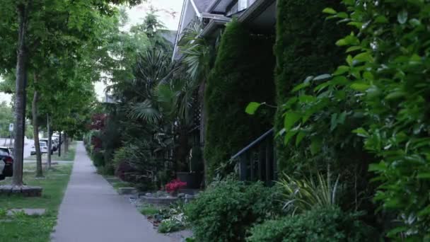 지역에 트리플 사용자 주택을 밴쿠버 캐나다의 — 비디오