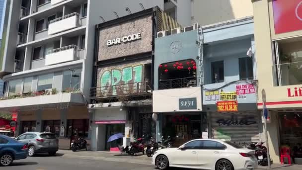 胡志明市街道上的人们隐姓埋名 生活在越南首都西贡 越南胡志明市02 2024 — 图库视频影像