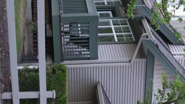 Casa Lujo Grande Construida Medida Con Puertas Garaje Triples Barrio — Vídeos de Stock