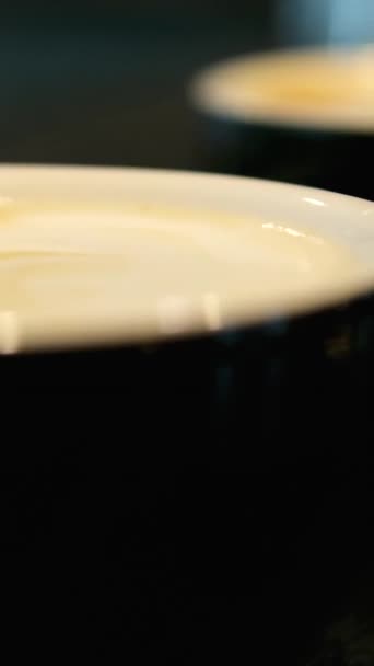 Barista Het Maken Van Druppelkoffie Door Het Gieten Van Morst — Stockvideo
