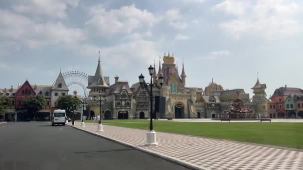 Vinwonders Phu Quoc Vietnam Palace Dream Central Vinwonders Theme Park — Stock Video