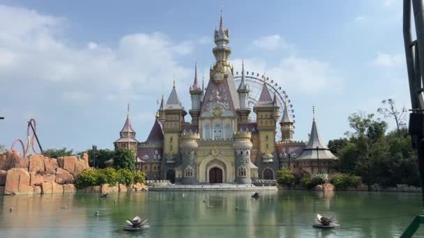 Vinwonders Phu Quoc Vietnam Palace Dream Central Vinwonders Theme Park — Vídeos de Stock