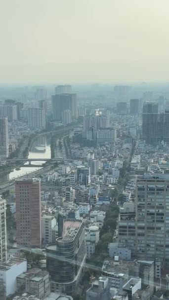 Vedere Aeriană Orașului Chișinău Din Vietnam Strada Centrală Din Orașul — Videoclip de stoc