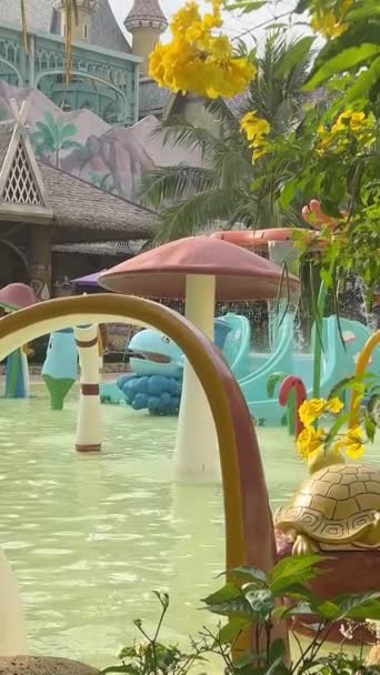 Vinwonders Phu Quoc Vietnam Palace Dream Central Vinwonders Theme Park — Vídeo de stock