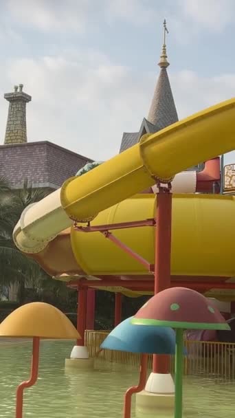 Palace Dream Central Vinwonders Theme Park Phu Quoc Island Vinpearl — Stock Video