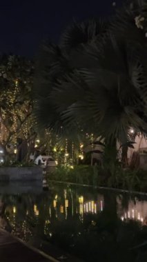 Binh Thanh 'tan Night Vinhouse Central Park Geliştirme. Yüksek kaliteli 4K görüntüler Gece Ho Chi Minh Şehri Vietnam