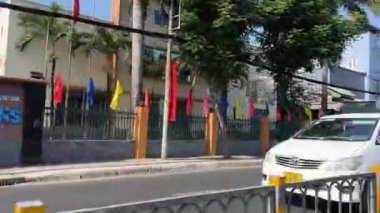 Saigon şehrinde tatillerde motosikletli otellerde yaşayan insanlar. Seyahat acentesi Asya 'da Ho Chi Minh Şehri Vietnam 06.18.2024