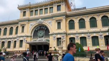 Ho Chi Minh City Vietnam 'daki tarihi yapı postanesi 06.18.2024.