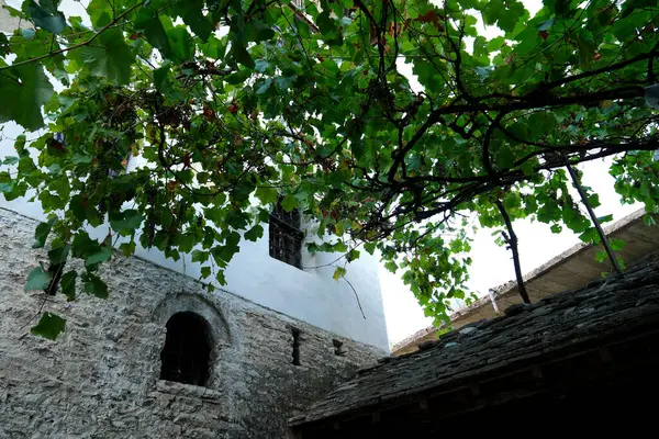 stock image Albania Gjirokastra silver city around the castle streets in the UNESCO listed old town of Gjirokaster in southern Albania. High quality