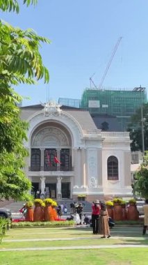 Ho Chi Minh şehrinin sokaklarında şehir dükkanlarındaki gerçek hayat Ho Chi Minh City Vietnam 'da 11.2024