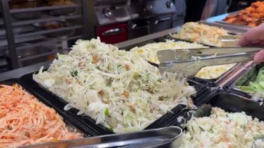 Farklı türde lahana salatası. Yüksek kalite 4k görüntü