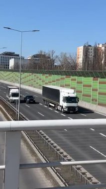 Katowice Hava Manzarası. Katowice 'nin modern şehir merkezi, Yukarı Silezya. KATOWICE, POLAND 03.24.2025