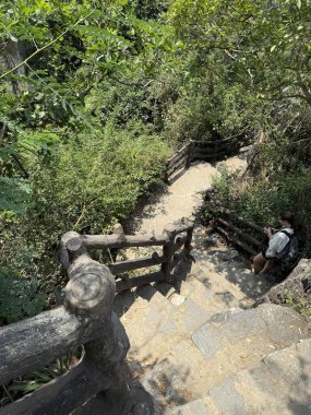 Vietnam 'daki Danang şehrindeki mermer dağ mağarası.