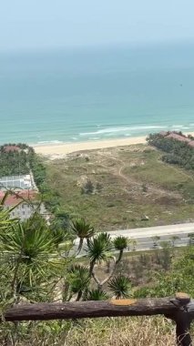 Danang şehrindeki mermer dağ mağarası. Vietnam