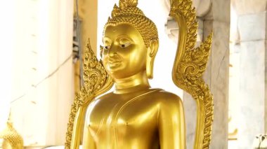 Wat Traimit Withayaram Worawihan, 661 Charoen Krung Yolu, Bangkok, Tayland. Güney Doğu Asya, Tayland, Bangkok, Samphanthawong Bölgesi, Çin Mahallesi, Wat Traimit Tapınağı.