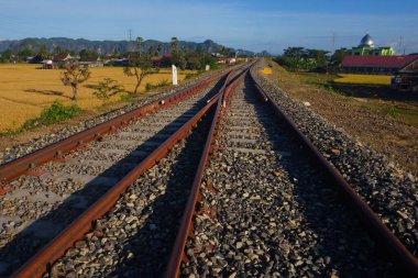 Tren istasyonunun tren istasyonu.