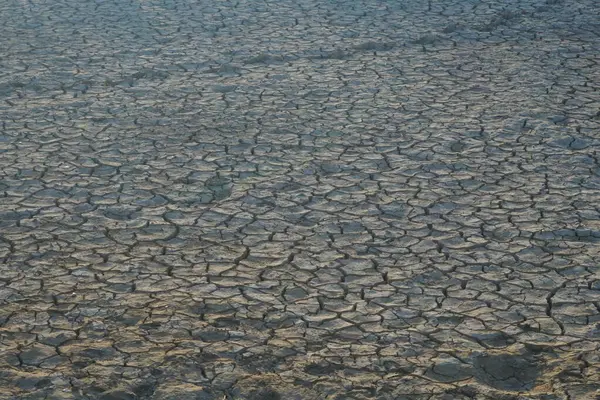 Kurak mevsimde kuru toprak dokusu fotoğrafı, arka plan için uygun