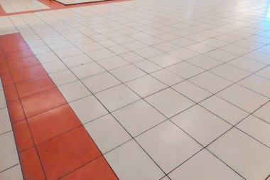 Odada temiz beyaz seramik zemin dokusu