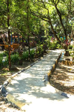 Gowa Turizm Parkı 'ndaki beton yol.