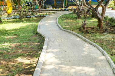 Gowa Turizm Parkı 'ndaki beton yol.