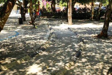 Gowa Turizm Parkı 'ndaki beton yol.