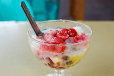 Endonezya Gıda Buzlu Meyve Tabağı