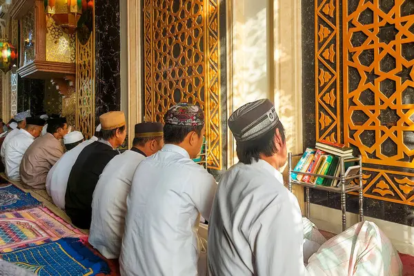 stock image Pangkep, Indonesia - 17 July , 2024 : Eid al-Adha atmosphere in the mosque