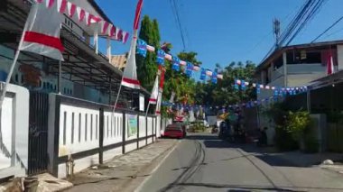 Makassar, Endonezya, 14 Ağustos 2024. Endonezya 'nın bağımsızlık günü kutlaması