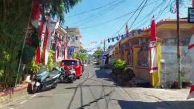 Makassar, Endonezya, 14 Ağustos 2024. Endonezya 'nın bağımsızlık günü kutlaması