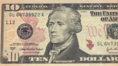 10 Dolar Amerikan Para Birimi Tasarısı