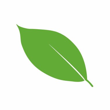 Yaprak siluetleri düz yaprak çizimi