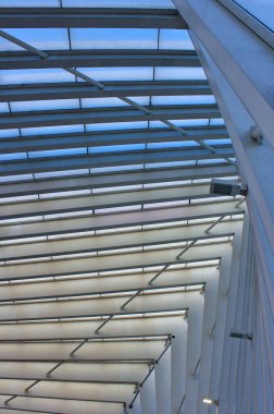 Reggio Emilia tren istasyonunun içeriden görünüşü