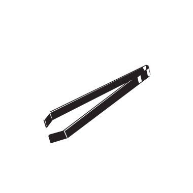 Bilim ve teknoloji için kimyasal cımbız logosunun vektör çizimi