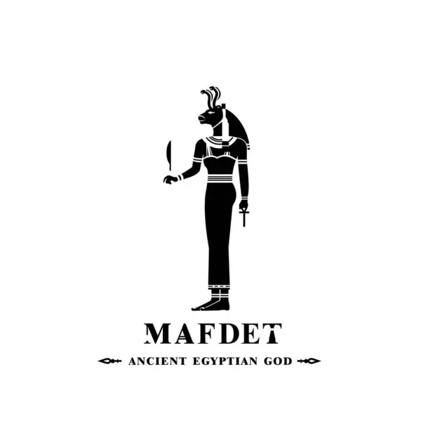 Eski Mısır Tanrısı mafdet silueti, Orta Doğu Tanrısı Logosu
