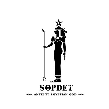 Eski Mısır Tanrısı sopdet silueti, Orta Doğu Tanrısı Logosu