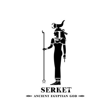 Eski Mısır Tanrısı Seret silueti, Orta Doğu Tanrısı Logosu