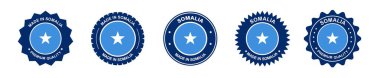 Somali ürün etiketi. Somali bayrağı, Somali 'de özel yapım. Etiketler, mühürler, pullar, bayraklar, simgeler