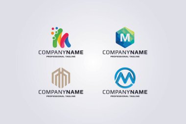 Harf Logo Paket Vektör Şablonu