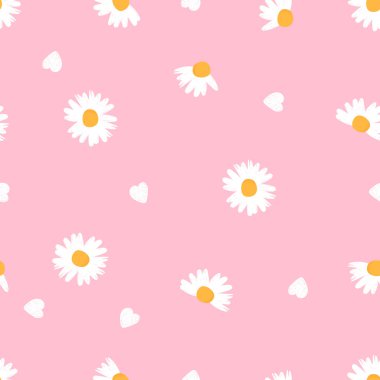 Sevimli el çizimi bahar çiçeği arıları bal parlak desenli kumaş, duvar kağıdı. Vektör. Vektör illüstrasyonu