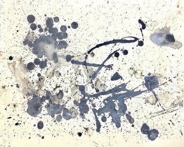 Yoğun sıçrama ve zıplayan su boyası dokusu