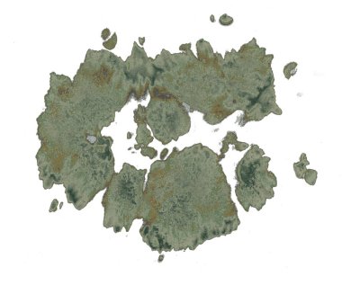 Yeşil üzerinde Kuzey Afrika haritası