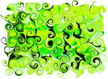 Renkli dalgalarla soyut arkaplan elle çizilmiş kumaş sıçramalar, sıçramalar, bulanıklık, sızıntı, fırça, fırça 