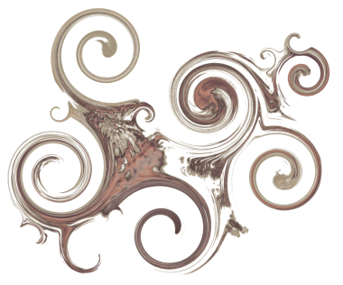 Süslenme, sıçrama, bulanıklık, fırça, fırça, fırça, girdap, deniz, ortaçağ, kale, tasarım, arma ve arma için beyaz arkaplan üzerine altın ve gümüş bir süs.