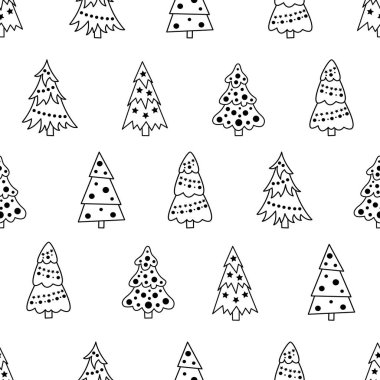 Kusursuz desensiz Noel ağaçları