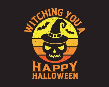 Cadılar Bayramı Vector tişörtü tasarımı, Cadılar Bayramı için en iyi Cadılar Bayramı tişörtü tasarımı, Mutlu Cadılar Bayramı 31 Ekim tişört tasarımı.