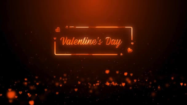 ハッピーバレンタインデー4Kビデオ — ストック動画