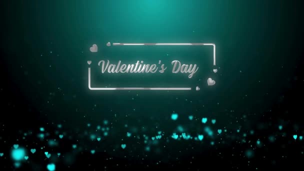 ハッピーバレンタインデー4Kビデオ — ストック動画