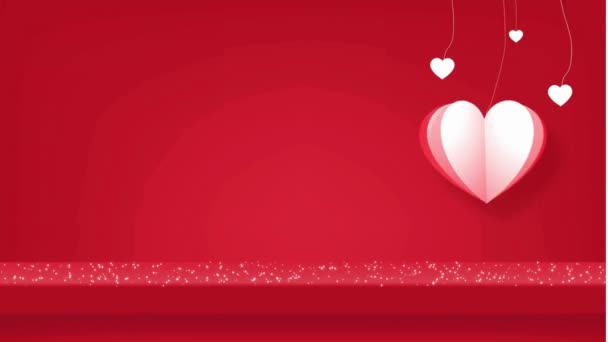 Feliz Día San Valentín Videos — Vídeo de stock