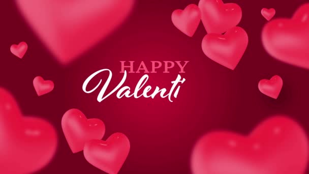 Happy Valentine Day Background Videos — Stock Video